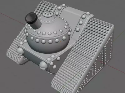 small tonk Free 3D model