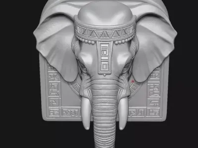 elephant 3D print model
