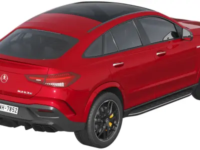 Mercedes-Benz GLE63S AMG Coupe 2024 3D model