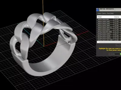 ring woman  men  3D print model