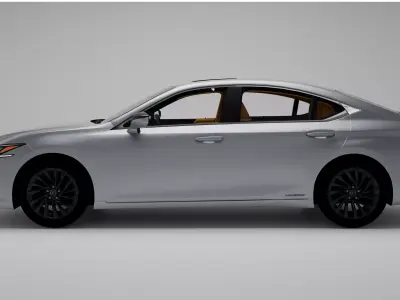 Lexus ES 300h Low-poly 3D model