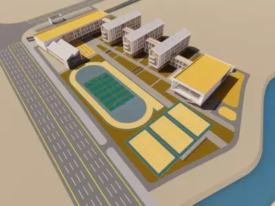 School - OASIS 3D model