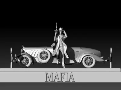 Mafia 3D Printing Model 46x20x25 3D print model