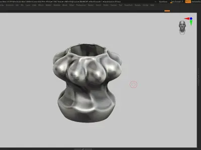 vase pot planter 3d print 858  3D print model