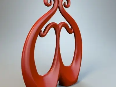 Abstract Figure 3D model 6