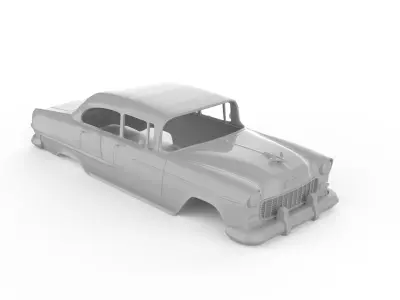 1955 Chevrolet Bel Air 4door 3D print model