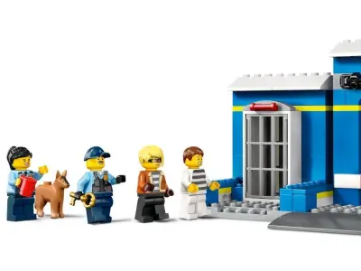 PixelBricks3D - LEGO Police Station Chase  3D print model