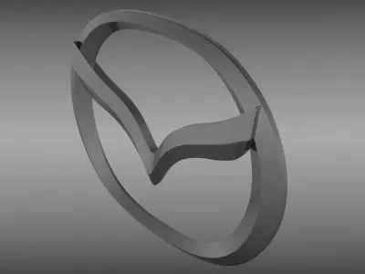 Mazda logo 3D model