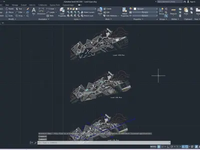 0128 - College of Art Architecture Project - 3D-2D Drawing 3D model