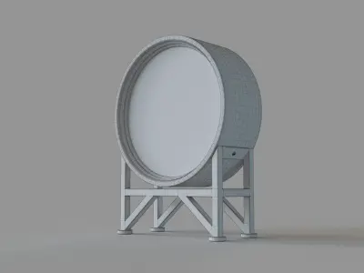 Shyam Table Clocks Brass 3D model