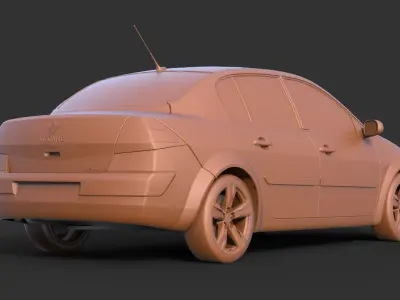 Renault Megane 3D print model