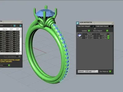 ring code  465 3D print model