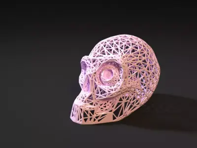 Halloween Skull 3D print model