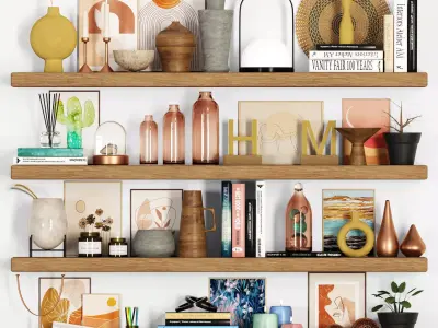 Decore set shelf 3D model