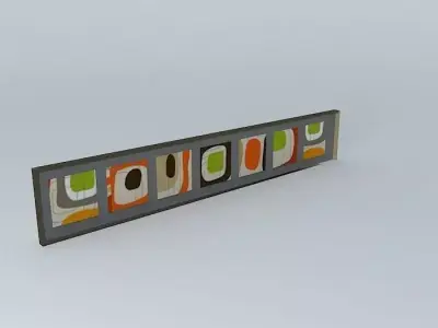 Wall frame quadro Free 3D model