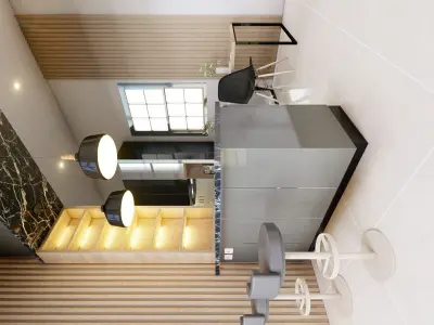 KITCHEN LUXURY 3D model