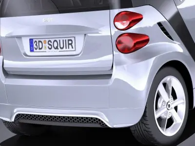Smart 42 fortwo 2014 VRAY 3D model