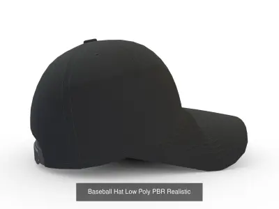 10 Hats and Helmets Low Poly PBR Realistic Collection 3D Model Pack