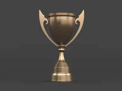 Trophy Cup 3D model 13