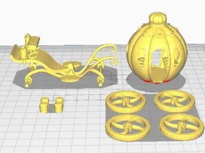 CARRUAJE DE LA CENICIENTA CALABAZA 3D print model
