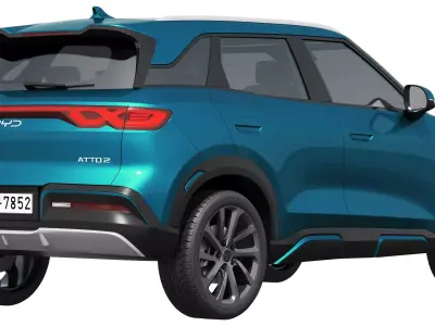 BYD Atto 2 DM-i 2025 3D model