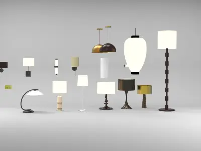 lantern W lamps - lamp 3D model