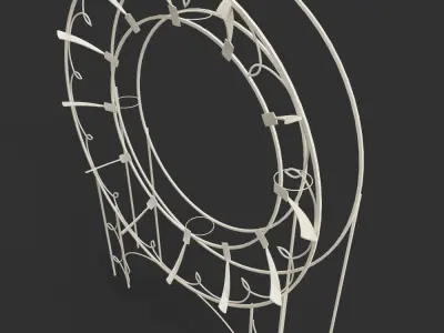 Wrought Pergola 3D model