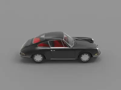 1964 Porsche 911 3D model