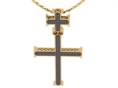 Cross Gorgeous and graceful modern  3D print model