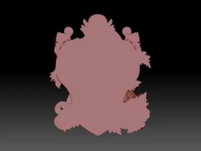 Bird beautiful  3D print model