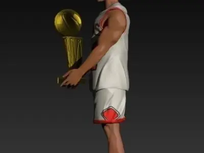 DENNIS RODMAN NBA FANART 3D print model