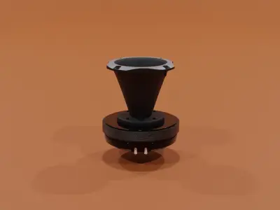 Tweeter- Driver cornet - 02 Blender 3d Free 3D model