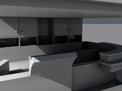 Coffee Kiosk Version 2 Free low-poly 3D model