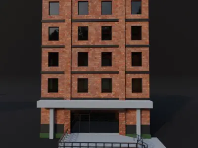 American building 3D model