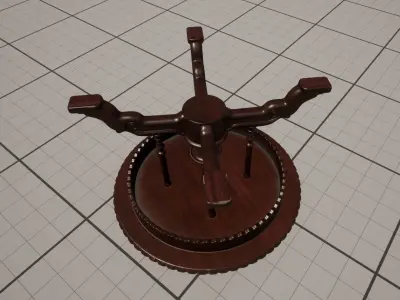 Nanite Unreal Engine 5 - Victorian Table  3D model