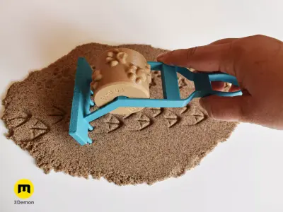 Texture Rollers Sand Patterns Free 3D print model