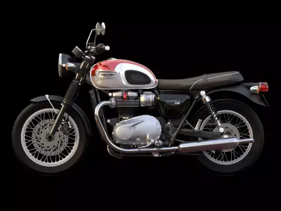 Triumph - 2009 Triumph T100 Bonneville 3D model