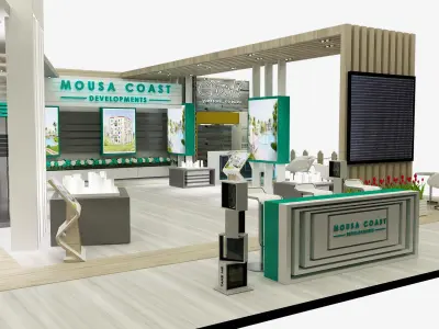  Booth Exhibition Stand a276 3D model