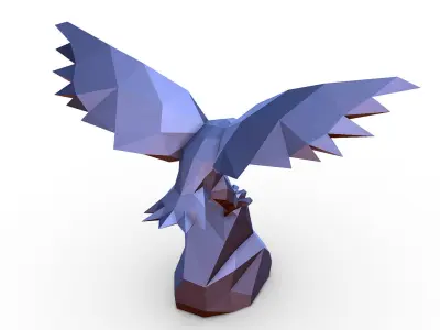 eagle figure 3D print model
