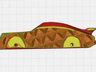 Porsche 911 turbo for PRINT 3D print model