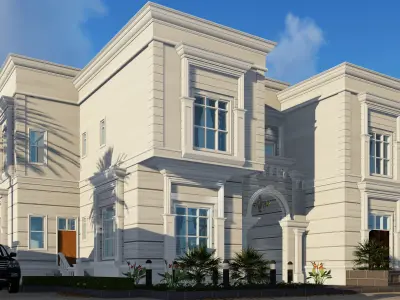 architect luxury home in middle east 3D model