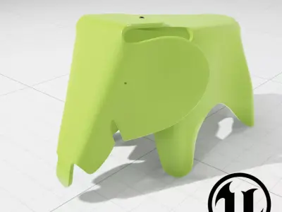 Eames Elephant Stool UE4 3D model