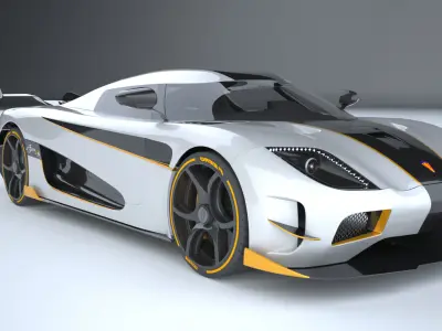 Hybercar Agera RS 3D model