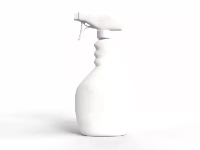 Cleaner Spray Bottle Low-poly 3D model