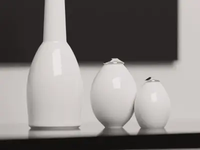 Realistic Modern Table Low-poly 3D model