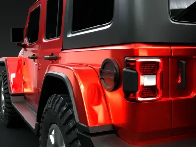 Jeep Wrangler Rubicon  3D model
