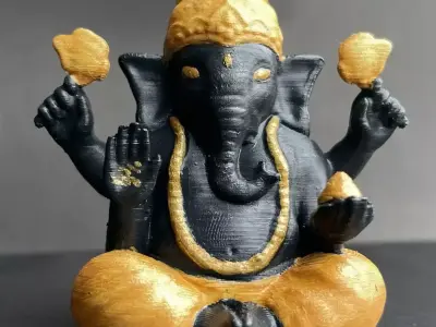 Ganesha lord figurine 3D print model