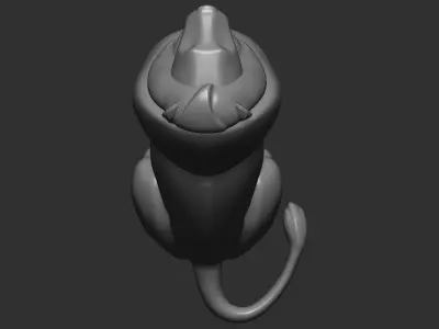 3d Lion  model Figurine Statue  sculpture Ornaments   printable 3D print model