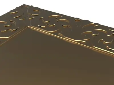 carved frame 3D model 69