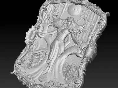 Lady Night 3D model
